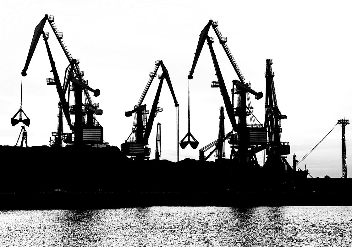 Riga:   Cranes & Coal II