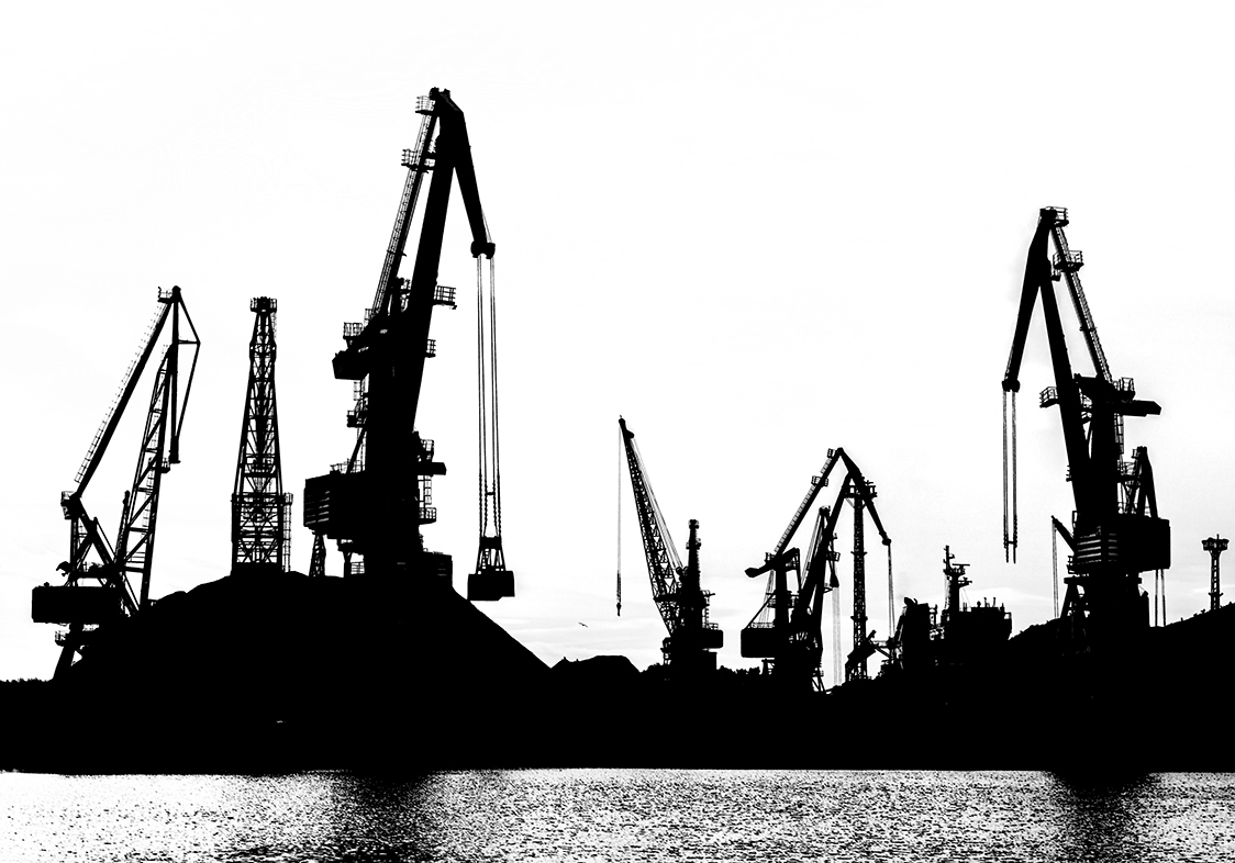 Riga:   Cranes & Coal III