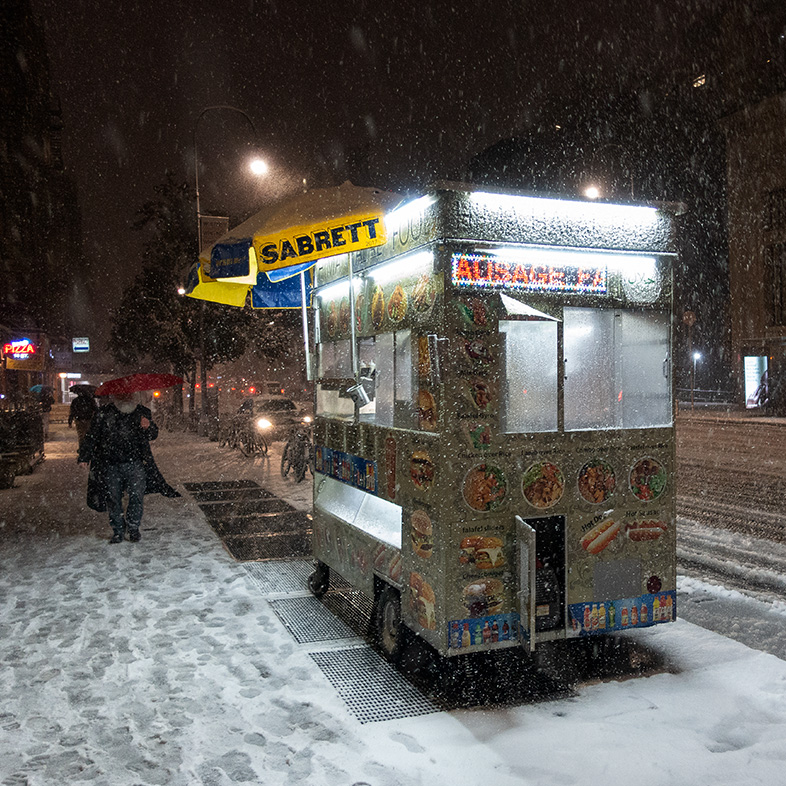 New York: Rött paraply